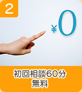 初回相談60分無料